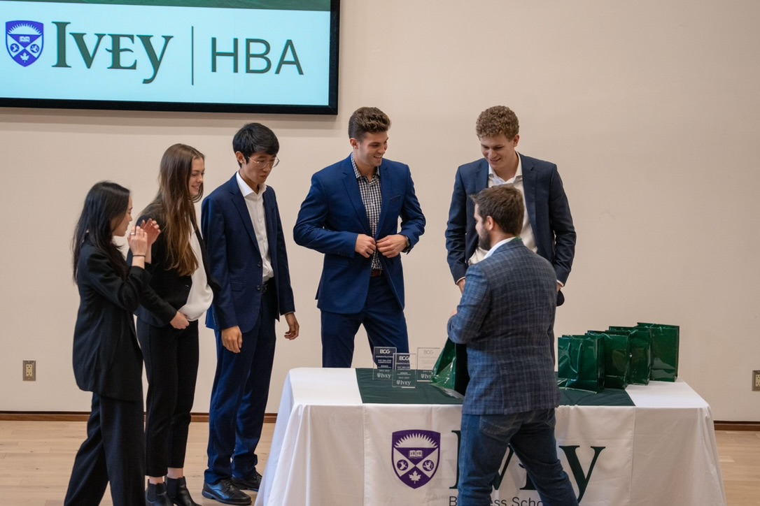 BCG Case Competition Win at Ivey